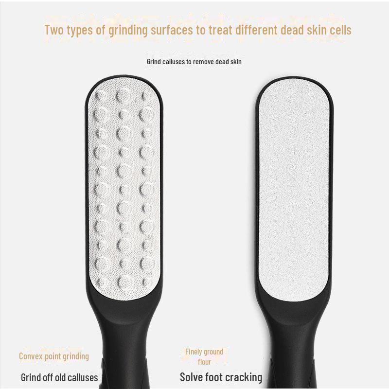 Double-Sided Stainless Steel Foot File for Removing Dead Skin and Calluses