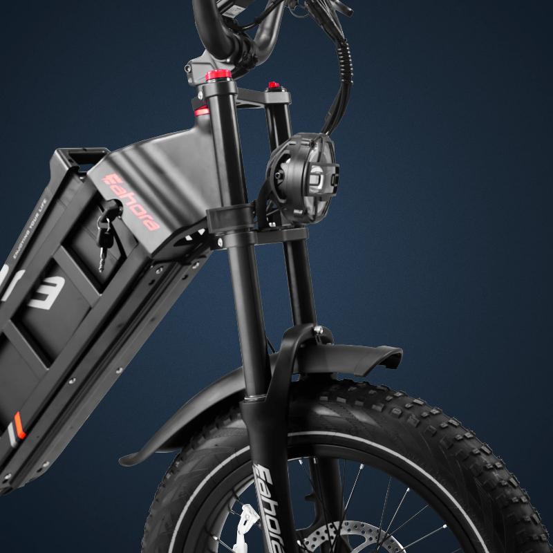 2025 NEW Juliet II 1500W Motor 52V60AH Battery Dual Hydraulic Brake 20*4.0 Inch Fat Tires All-terrain Dirt Bike Adult Electric Bike