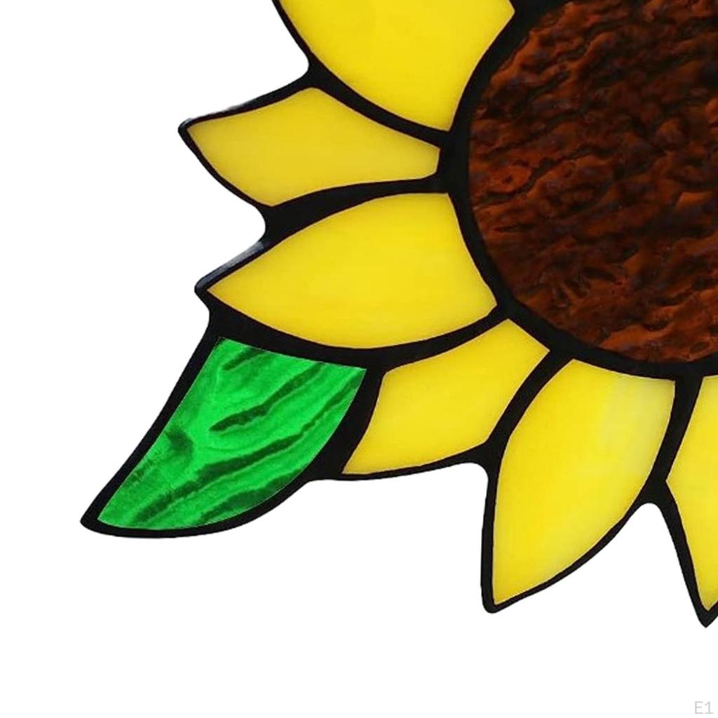 Sunflower Window Hanging Ornament Hangers Gift for Mom Plant Decor Pendant Grandma Outdoor