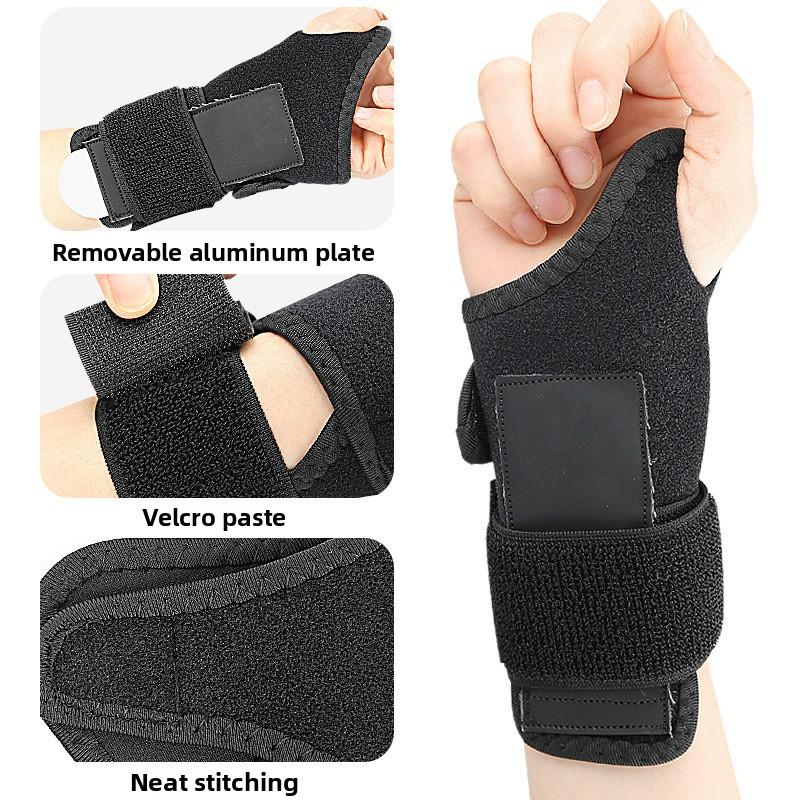 

Спортивная защитная экипировка Бадминтон Напульсник Фитнес Намоточный тип Поддержка запястья Фиксированная поддержка Напульсник Регулируемая липучка One Size - Right чёрный