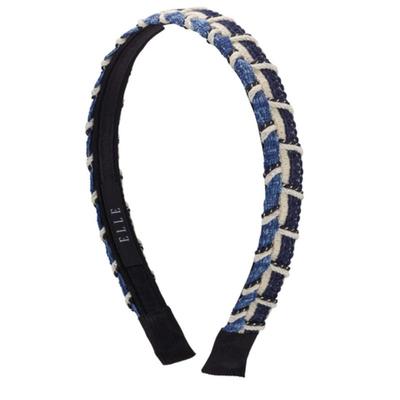 ELLEHAIR Blue Tweed Hairband ELHB016