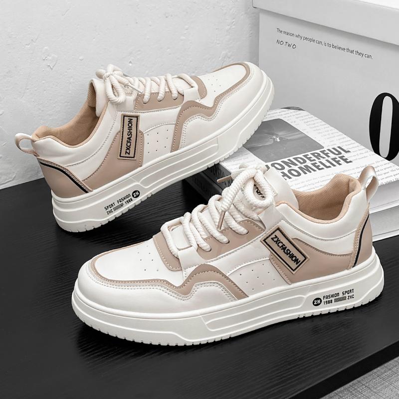 

2026 Fashion Men Casual Platform Sneakes Lace Up Trainers Student Sneake Mens Vulcanized Shoes Tennis Sports Walking Shoe 39