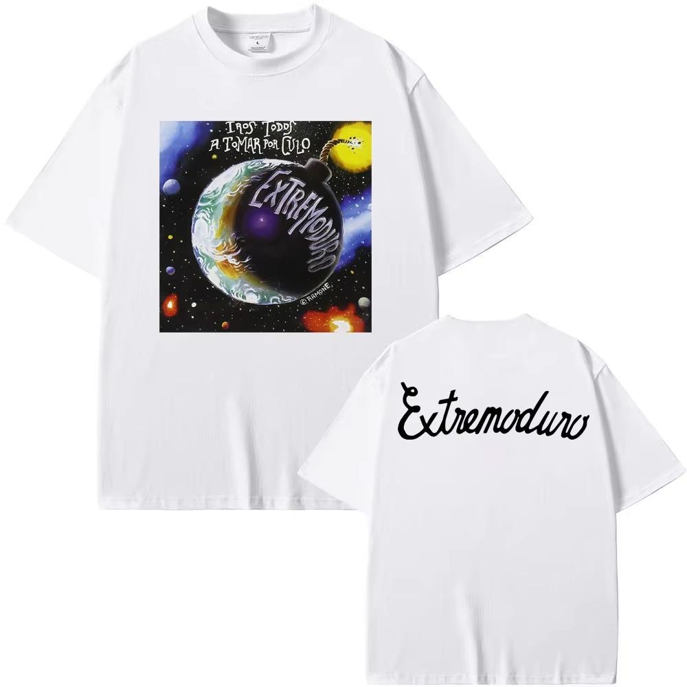 EXTREMODURO Tour 2025 Graphics T-shirts Men Women Fashion Hip Hop Short Sleeve T Shirt Casual  Oversized T-shirt