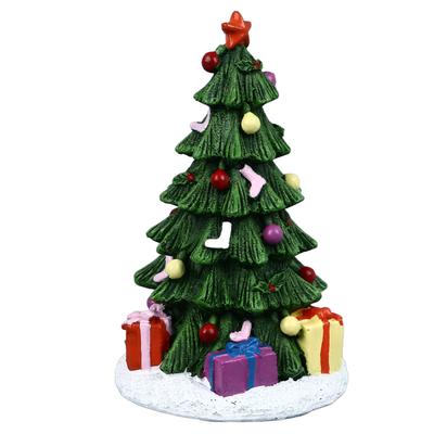 Juleakvarium Ornament Utsøkt Vakkert Resin Akvarium Håndverk Dekorasjon for Hjem Jul