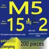 Heavy-Duty Galvanized Metal Flat Washers: Thickened Iron Rings M4 M5 M6 M8 M10