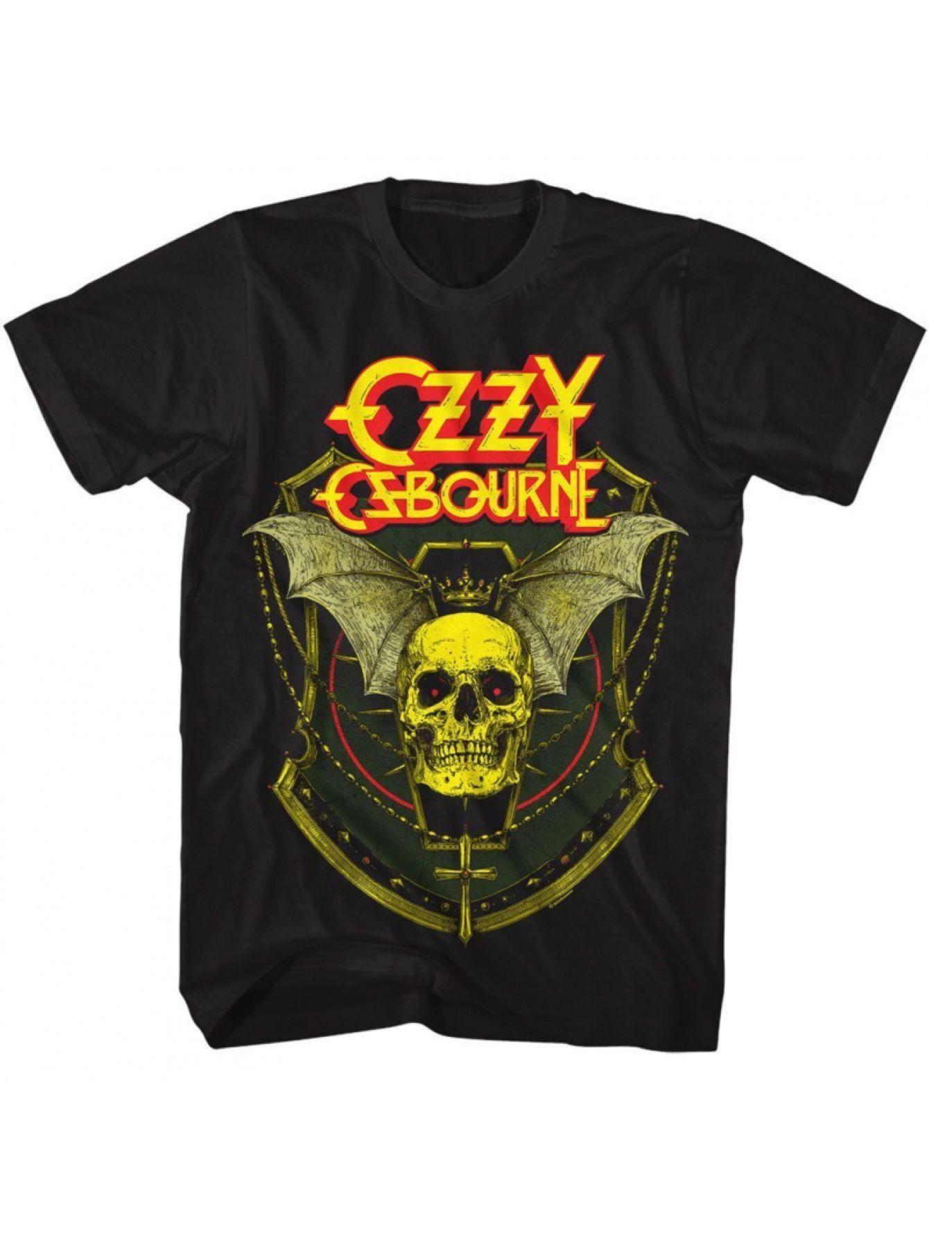 Ozzy Osbourne Graphic T-shirt - Heavy Metal Band Logo with Skull XXL