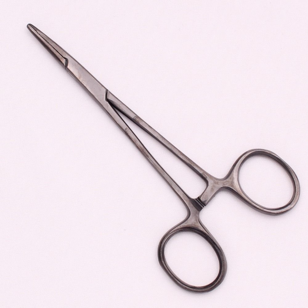 New Stainless Steel Hemostatic Forceps Straight Head Grooming Pet Ear Clamp Wound Cleaning Plucking Hair Pliers Veterinary Tools