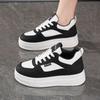 Muffin thick-soled heightening sports shoes casual board shoes women's 2026 autumn new versatile dad shoes