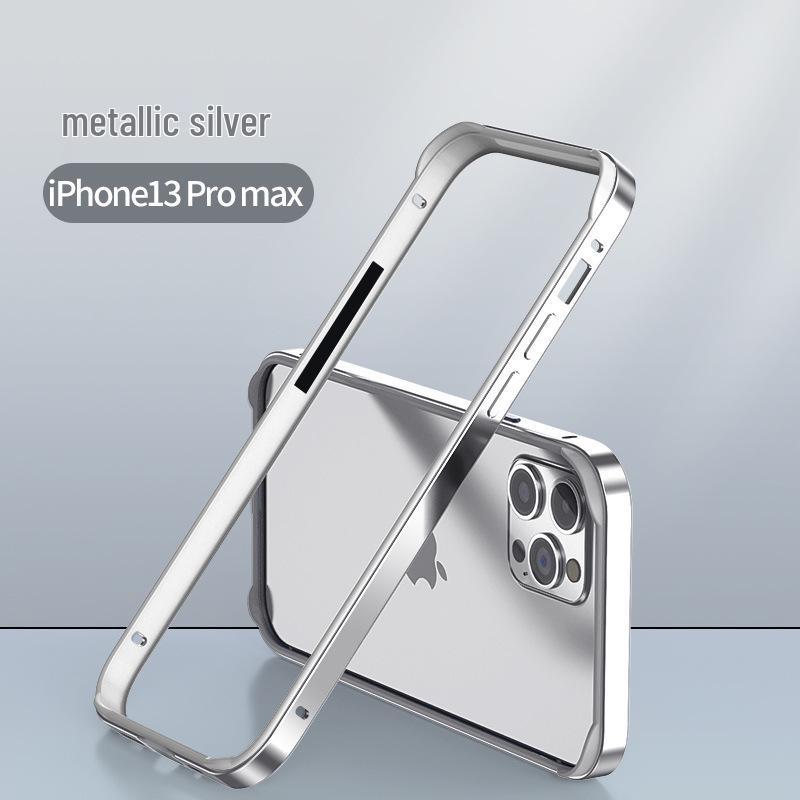 Ultra-Thin Metal Frame Anti-Fall Case for Apple 17 Pro Max & 15 - Aluminum Alloy