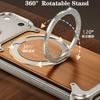 Eary Magnetic Wooden Case for iPhone 17 Pro Max Air for MagSafe Wireless Chargers 360°Rotating Stand Aluminum Solid Wood Shells
