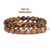 2Pcs/Set Bracelets For Women Natural Stone Bracelet Set Agates 8mm Beads Bangle Turquois Crystal Bracelet Me… More