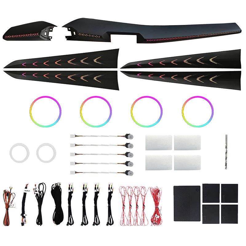 Compatible Ambient Light Replacement for Geely Boyue L/PRO/X/COOL Interior - Dynamic Flowing Design