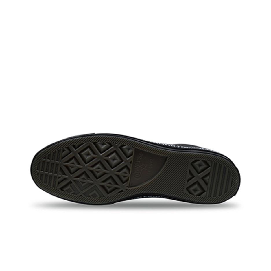 Converse One Star Color Block Splicing Non-Slip Wear-Resistant Low-Top Skate Shoes Unisex Sneaker Black White 159721C