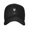 New Glass of White Wine Baseball Cap Visor Funny Hats Foam Party Hat Sports Cap Caps Women Unisexs