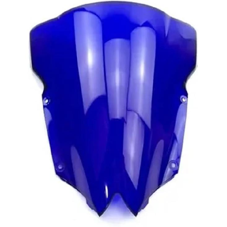 Motorcycle Windshield for Y&AMAHA Motorcycle Windshield Double Bubble for YZF-R6 2008-2016 for YZF600 for R6 for YZF 600 for YZF for R6(Iridium)