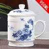 Jingdezhen Keramikk Med deksel Tekopper Håndmalt Blomstermønster Master Tekopp Boutiques Te-seremoni Tilbehør Tilbehør