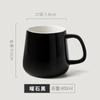Mug with Lid and Spoon Set Coffee Mug Office Home Ceramic Belly Capacity Men's Drinking Cup Girls
