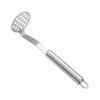 Rundhålshandtag Potatisstöt i Rostfritt Stål