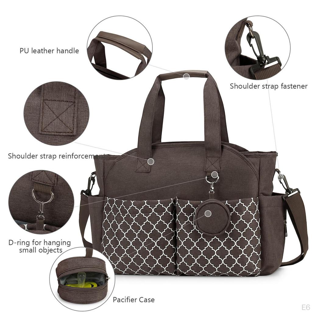 Wickeltasche für Mama, tragbar mit Schultergurt, Aufbewahrungsorganizer, Windel für Outdoor-Aktivitäten