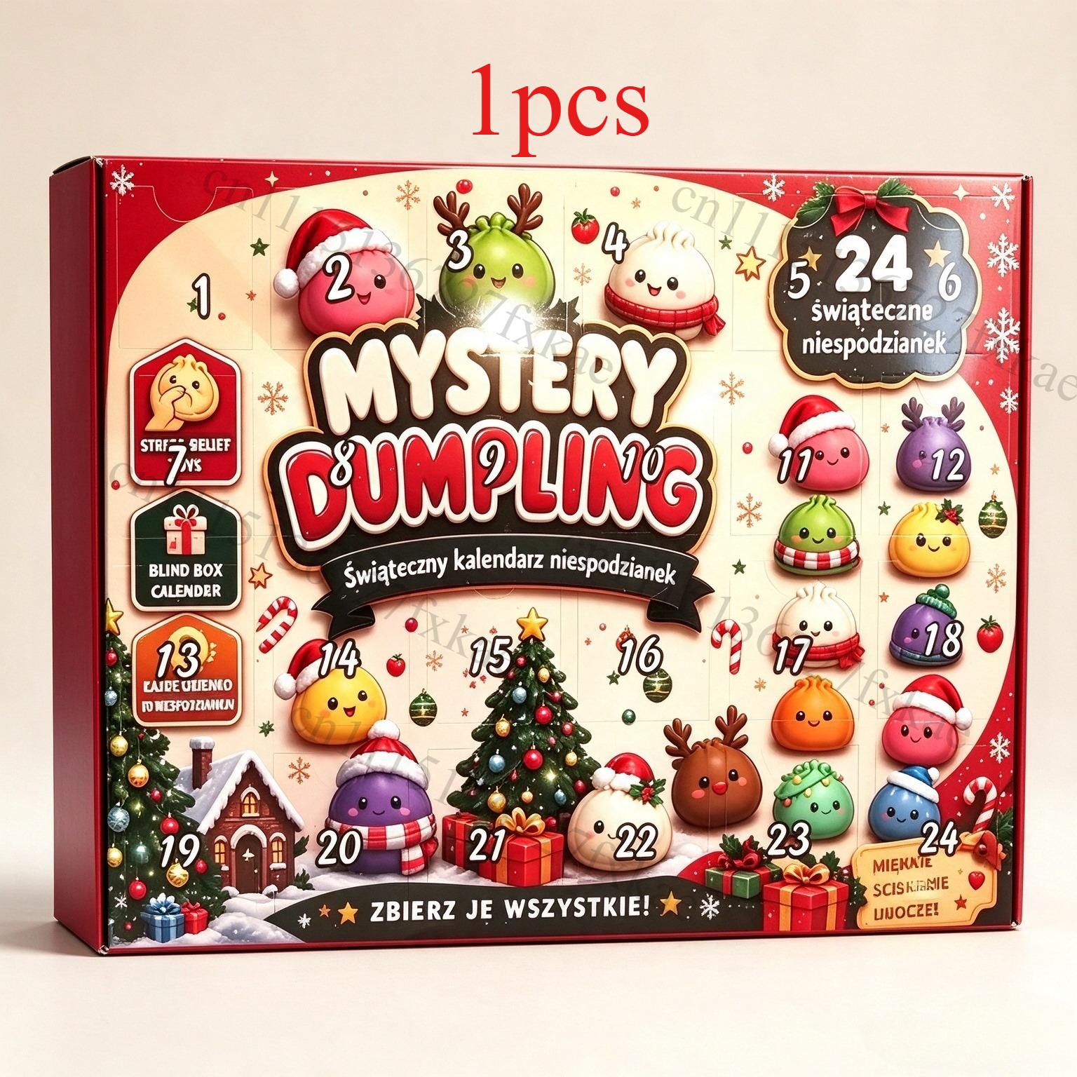 Kerst Squishy Adventskalender 2026, Fidget Aftelkalender Verrassingen Sensorische Fidget voor Volwassenen Kerstfeest Bedankjes Cadeau