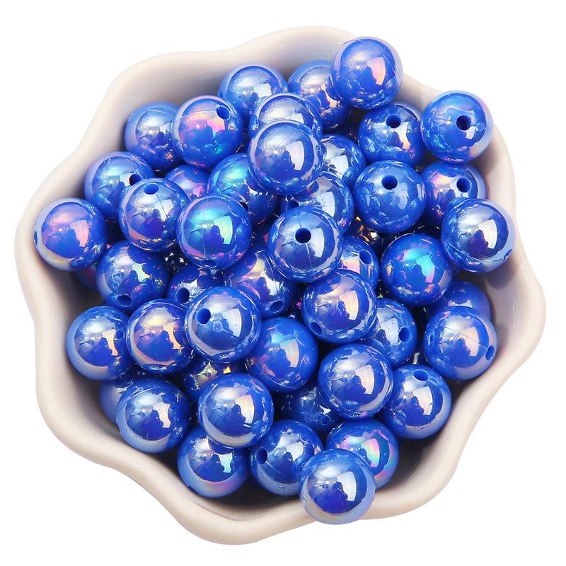 6/8/10mm AB Farbe Imitationsperlen Runde Perlen für DIY Basteln, Haarschmuck und Armbänder