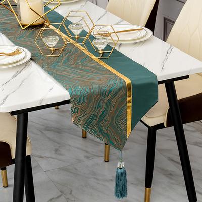 Light Luxury Style Living Room Dining Table Runner High Quality Home Decor Table Runner TV Cabinet Dust Long Strip Cover Towel