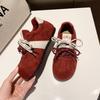 Retro-Feenstil Farbabstimmung Board-Schuhe 22 Herbst Neu Flacher Boden Innenhöhe Erhöhung Freizeit Sport Forrest Gump Trainingsschuhe