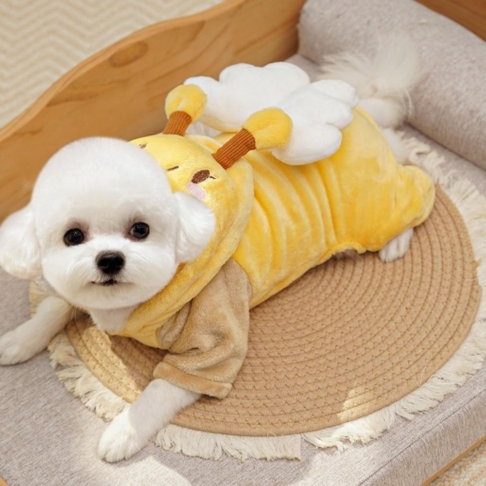 Warm Winter Pet Clothes Windproof Dog Four-Legged Clothes Fleece Dogs Jumpsuits  for Pet Dogs Cats