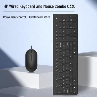 HP Combo de Teclado e Mouse com Fio C330