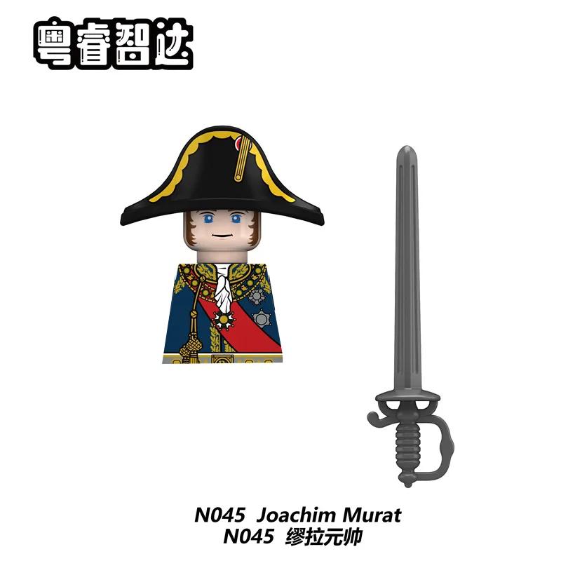 Napoleonic Wars Military Soldiers Building Blocks British France Prussia Cavalry Army Russian Infantry Figures Bricks Kids Toys
