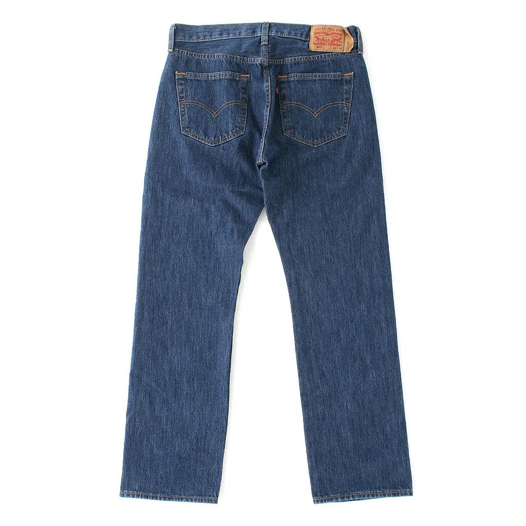 Denim Pants 501 Washed Medium Stone Wash 33x32 Levi's Men's