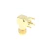 SMA KWE 90 Degree Angled SMA RF Connector Socket 4 Pin Female Interface for PCB Mounting High Frequency Use
