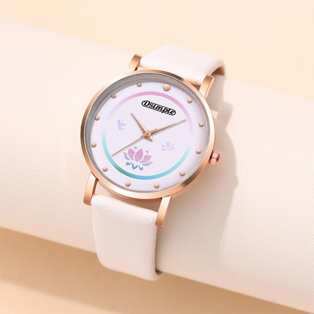 

Gorgeous fashion Women s Watch Jewelry Set Women s Watch Women s leather quartz Watch Gift Watch синій