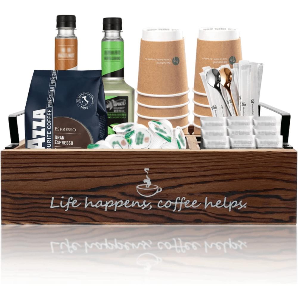 Cup Holder Large Capacity Coffee Pod Holder for Bar Countertop Coffee Station Organizer Decorative Box Kitchen Accessories