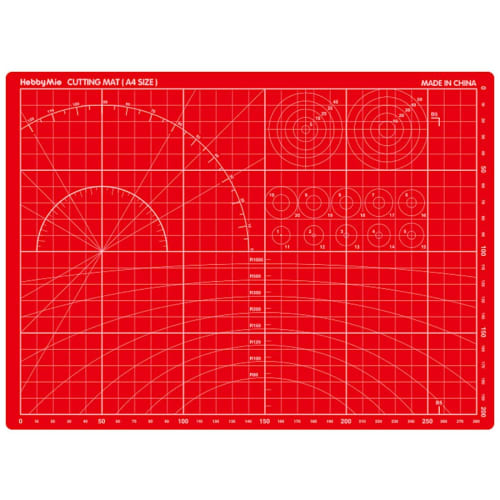 Doyusha Large Glass Cutting Mat, Red, Hobby Tool