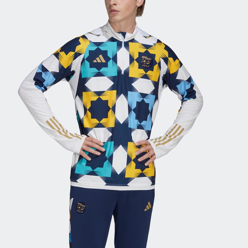Adidas Algeria Team Long Sleeve Football Training Jersey Men Tops Multiple-Colors HF1461