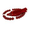 prayer beads natural stone prayer beads unisex red agate beads red agate