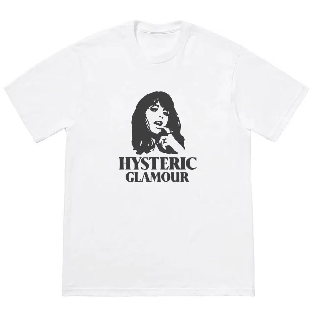 Nouveau T-shirt Tendance de Haute Qualité à Manches Courtes Vêtements Homme Hysteric Glamour Américain Rétro T-shirt Culture Street Coton pour Homme Femme