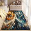 Balance harmony duality cosmic forces carpet Yoga living room room decor children's crawling mat doormat area rug games mat