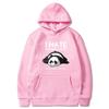 2026 Vintage Funny Lazy Panda Graphic Hoodie I Hate Morning People Sarcastic Quote Print Pullover Hooded Sweatshirt Unisex Casual Streetwear Tops