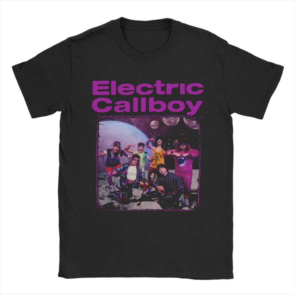 Men Women Graphic Printing Electric Callboy   Tee T Shirt 100% Cotton  T-shirts Clothes