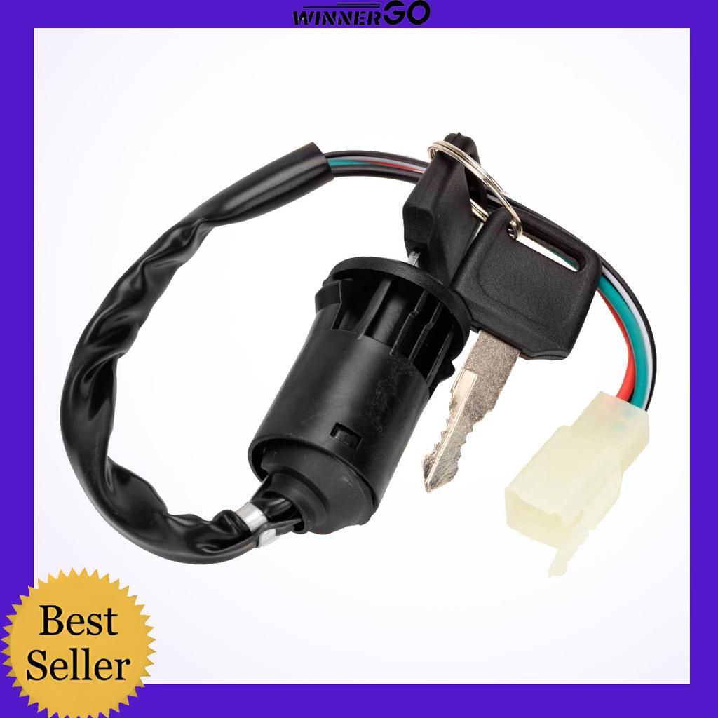 4 Pin Ignition Key Switch 4 Wire For Tao Tao Coolster Sunl Roketa Kazuma Chinese Made 50cc 70cc 90cc 110cc 125cc ATV