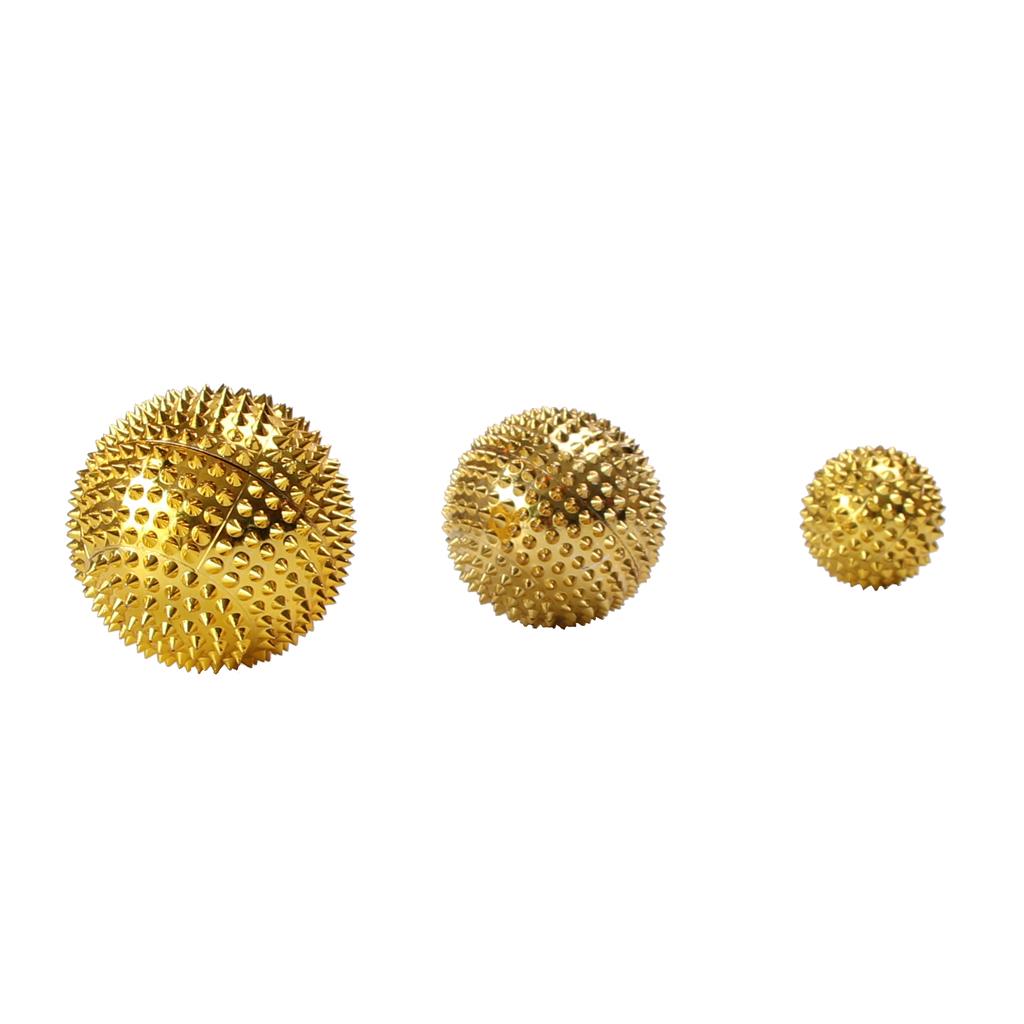 3 Stück Handflächenmassagebälle Triggerpunkt Akupressurball für Körperteile