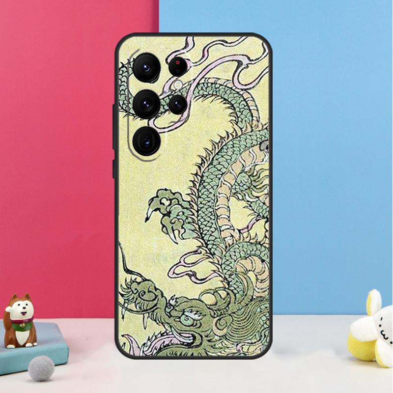 Chinese Dragon Case For Samsung Galaxy S23 S24 Ultra S20 S21 FE Note 10 20 Ultra S8 S9 S10 S22 Plus Cover