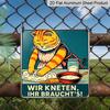 2D Flat, 1pc, Vintage Metal Aluminum Sign, Decorative Plaque and Ornament, Orange Cat Kitchen Baking Theme, Retro Humorous Style, Decoration for