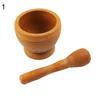 Garlic Masher Bowl Mashing Household Crushing Jar Mortar Pestle Kitchen Gadget