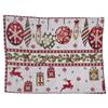 Christmas Placemat Xmas Dinner Tableware Pad Santa Claus ELK Pattern Cutlery Mat New Year Party Decor YFA2088