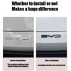 For BYD SEAl HAN SONG YUAN DOLPHIN ATTO 3 Accessories Car Front Bumper Emblem Badge Decal Black Carbon Logo Refit Sticker
