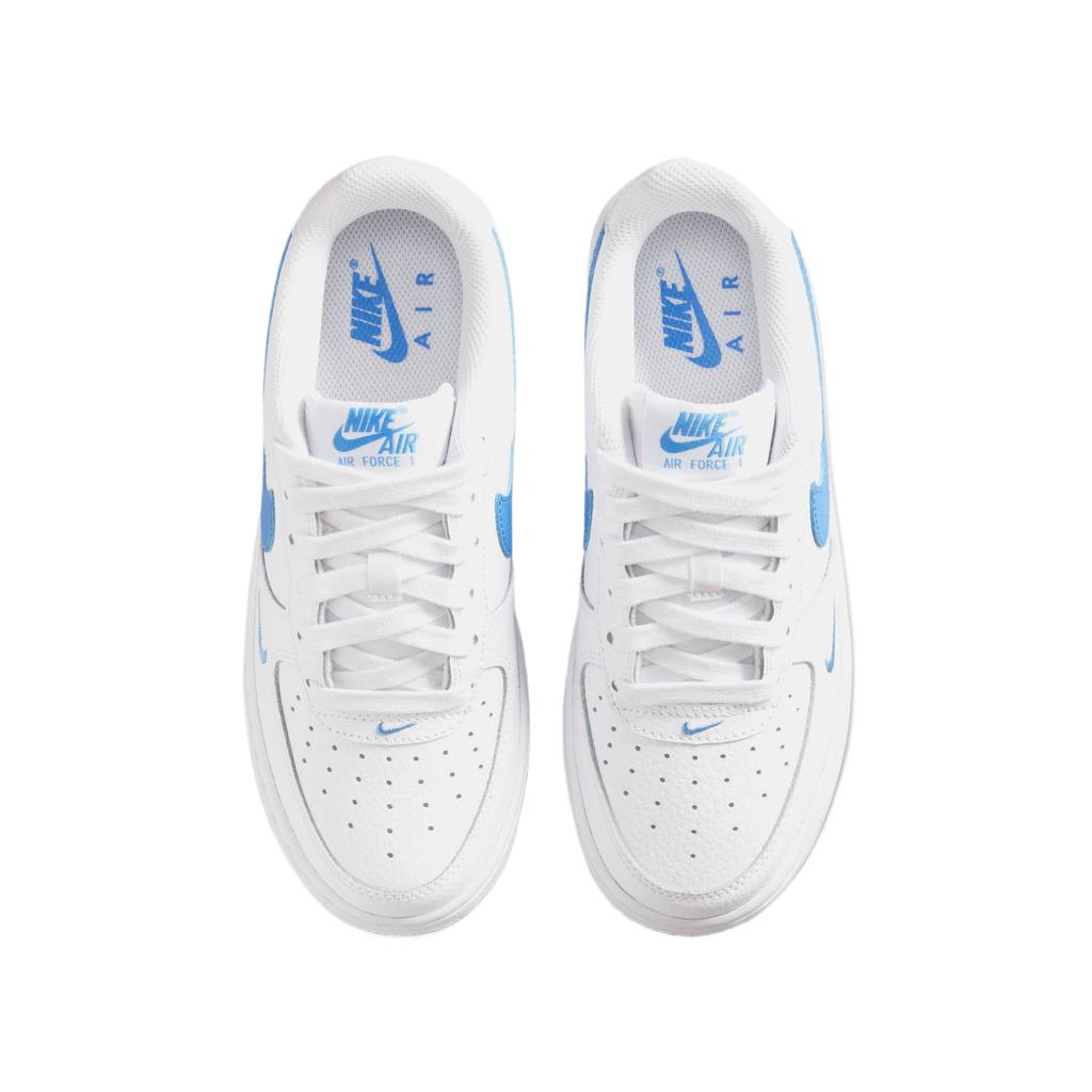 Nike Air Force 1 GS White University Blue Kids Sneakers IO7403-104