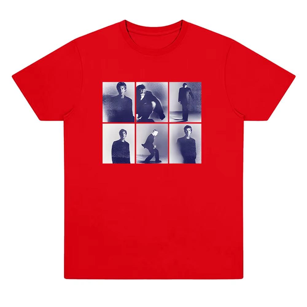2026 Tom Odell Blue Slides Tee Summer Cotton Breathable Short Sleeve Women Men High Street Retro Casual Streetwear Ins